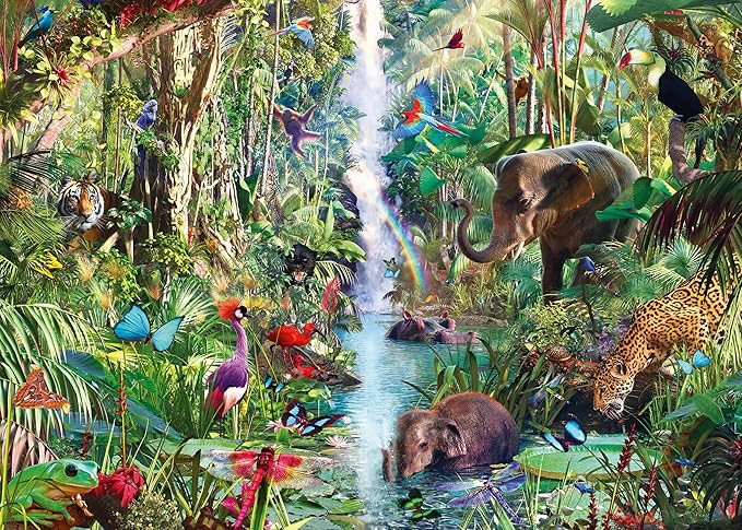Animales de la selva - 9000 piezas