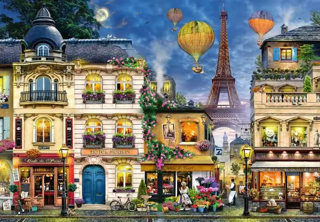 Puzzle paseo nocturno a Paris 18000 piezas
