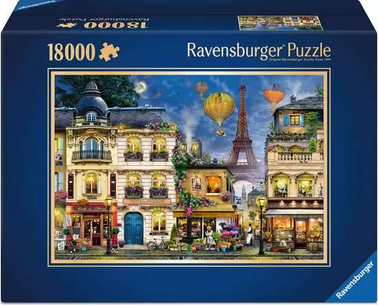 Paseo nocturno a Paris 18000 piezas